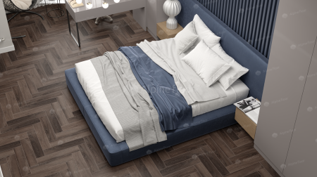 Кварцвиниловая плитка (Елочка) Alpine Floor Легкий паркет (Light Parquet) Дуб Фафнир ЕСО 13-16